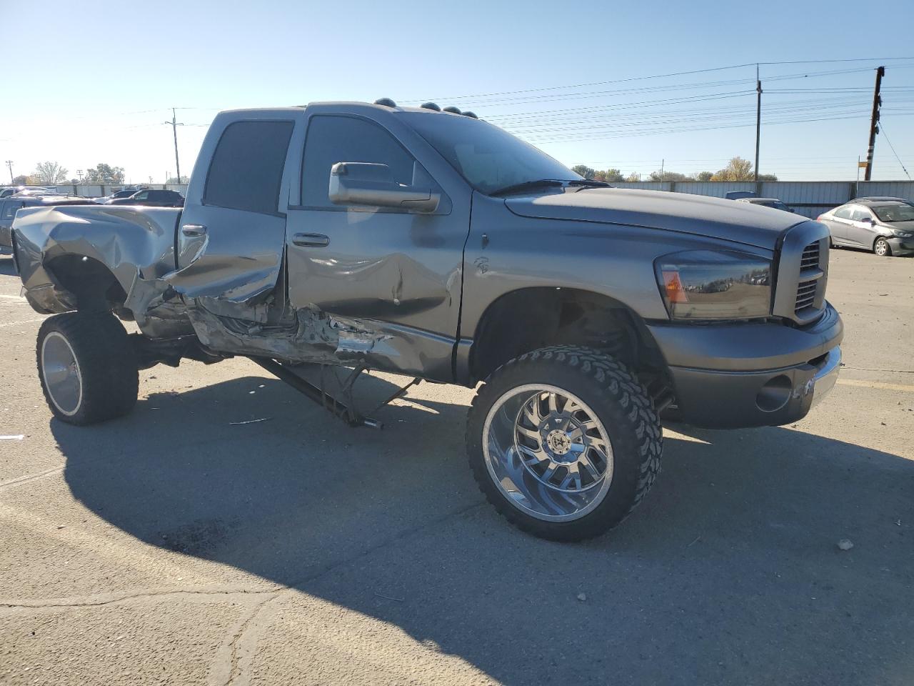 2006 Dodge RAM VIN 1D7KS28C56J221874 Copart auction photo, undercarriage / side damage thumbnail 4
