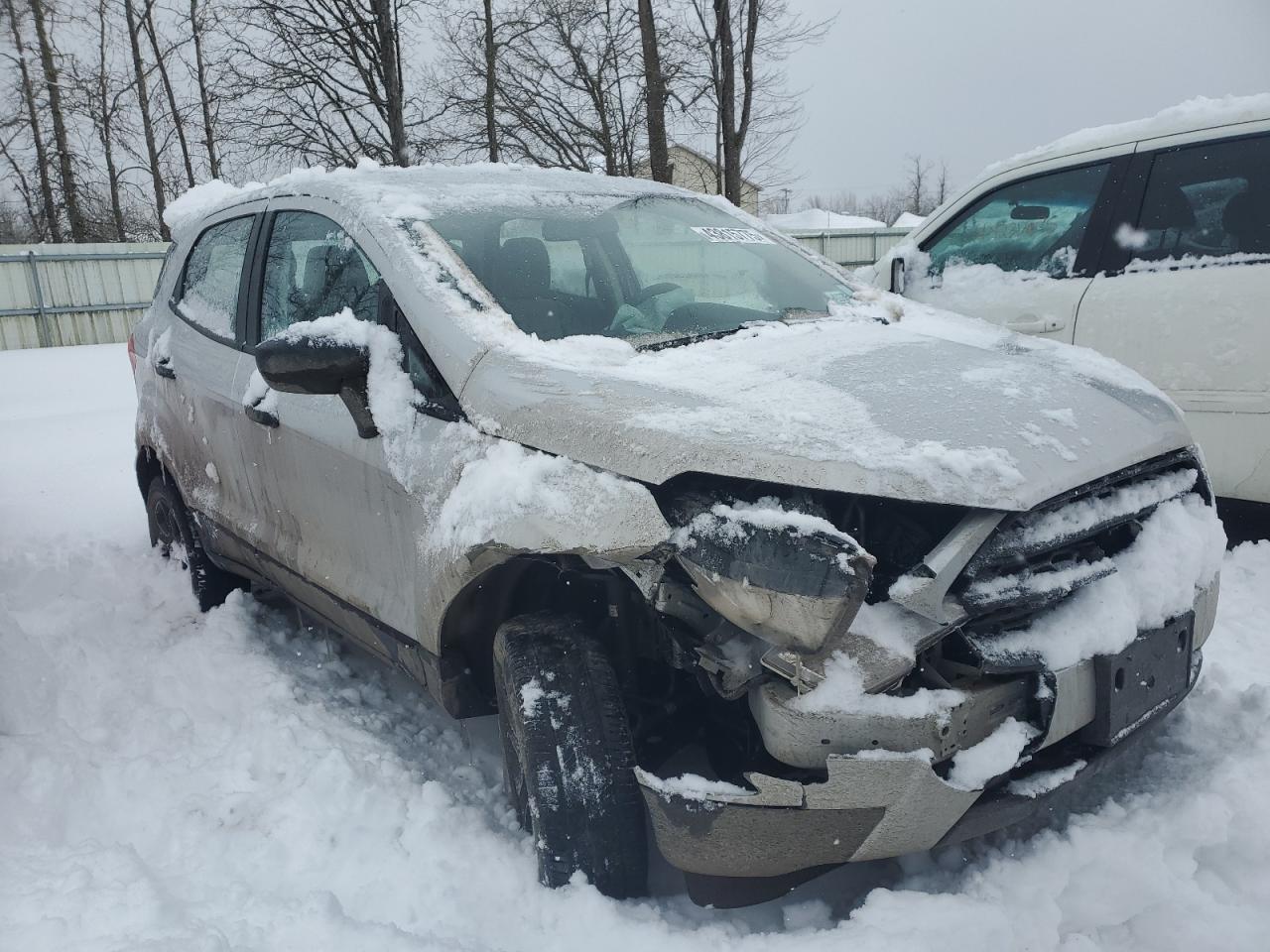 2022 Ford EcoSport VIN MAJ6S3FL6NC464090 Copart auction photo, front end / side damage thumbnail 4