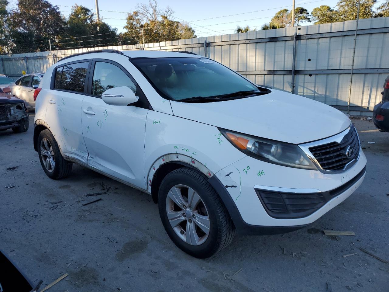 2013 KIA Sportage VIN KNDPB3A23D7502296 Copart auction photo, side / minor dent/scratches damage thumbnail 4