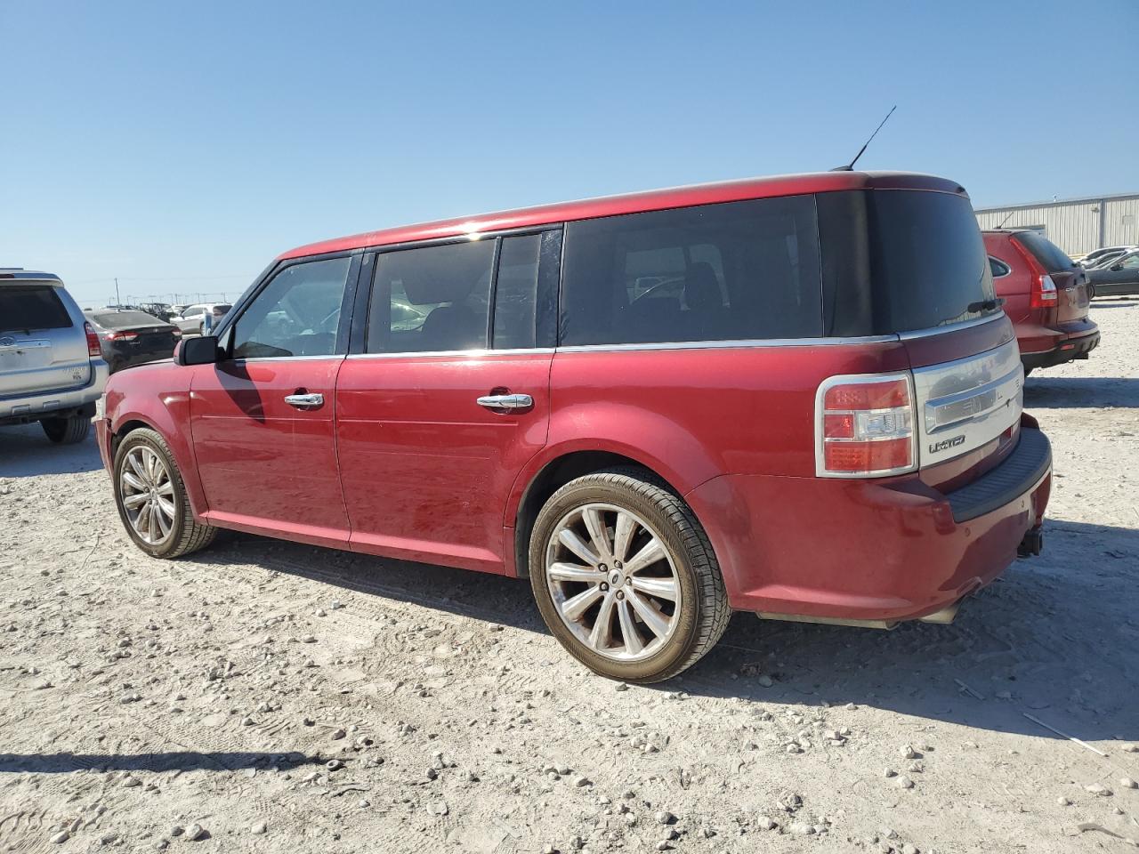 2014 Ford Flex VIN 2FMHK6DT0EBD07996 Copart auction photo, front end / minor dent/scratches damage thumbnail 2