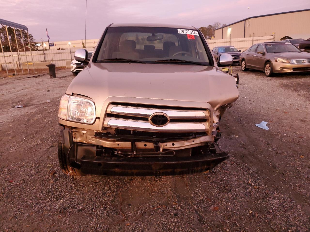 2006 Toyota Tundra VIN 5TBET341X6S551360 Copart auction photo, front end damage thumbnail 5