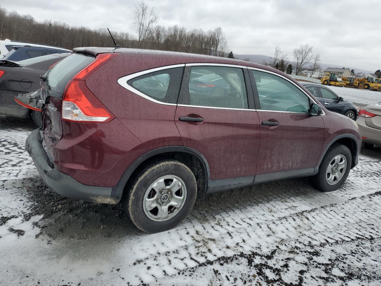 2014 Honda CR-V VIN 5J6RM4H36EL104431 Copart auction photo, front end / rear end damage thumbnail 3