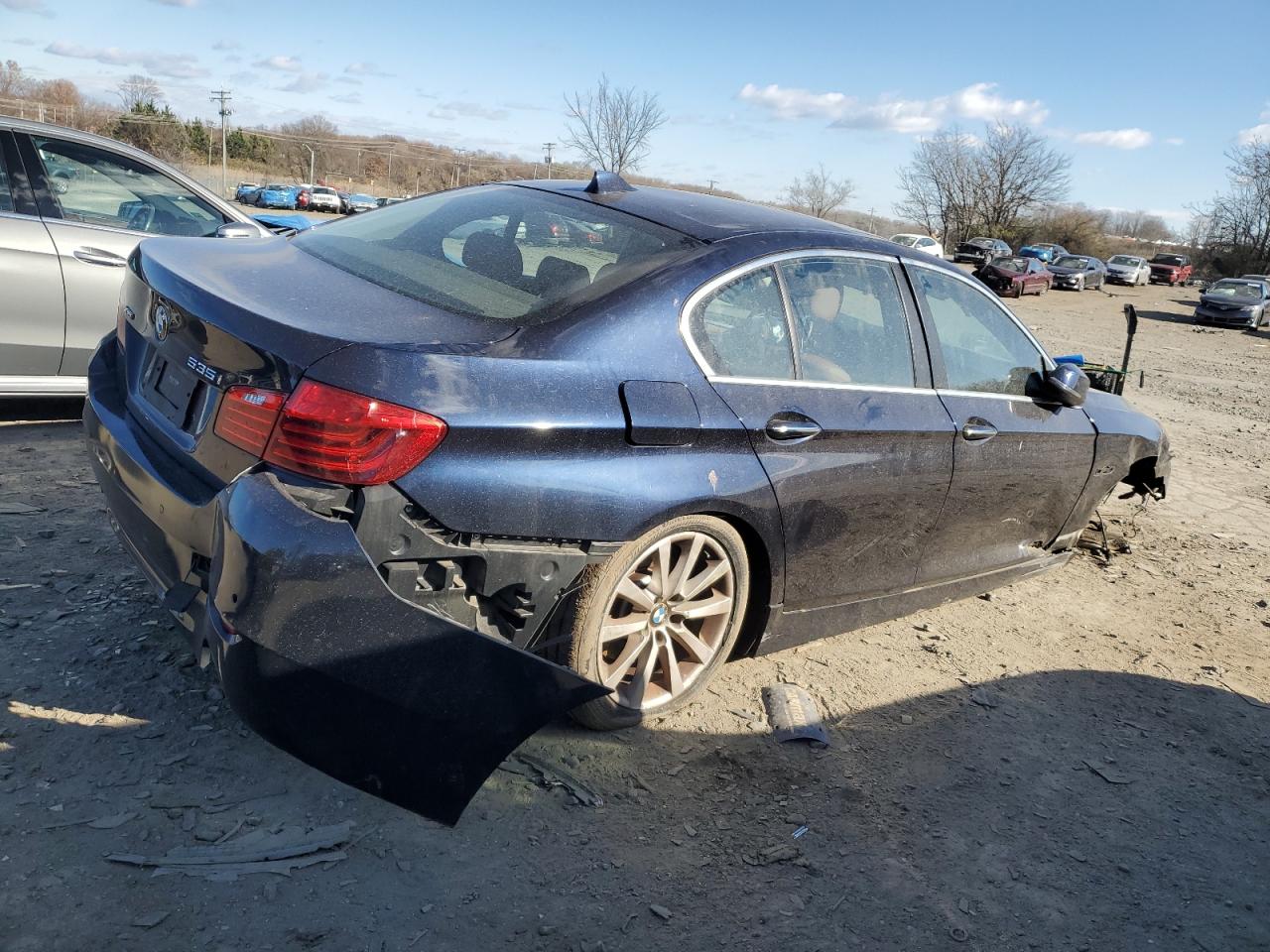 2016 BMW 5er VIN WBA5B3C57GD549753 Copart auction photo, all over / undercarriage damage thumbnail 3