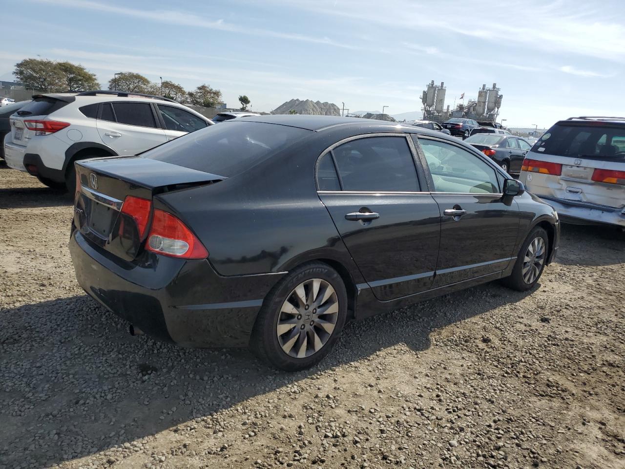 2010 Honda Civic VIN 2HGFA1F89AH313816 Copart auction photo, rear end damage thumbnail 3