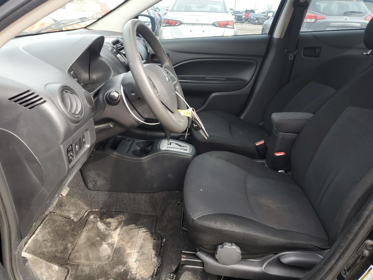 2021 Mitsubishi Mirage VIN ML32FUFJ8MHF04582 Copart auction photo, rear end / side damage thumbnail 7