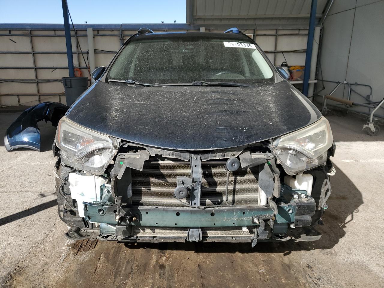 2017 Toyota RAV 4 VIN JTMYFREV6HJ127397 Copart auction photo, front end damage thumbnail 5