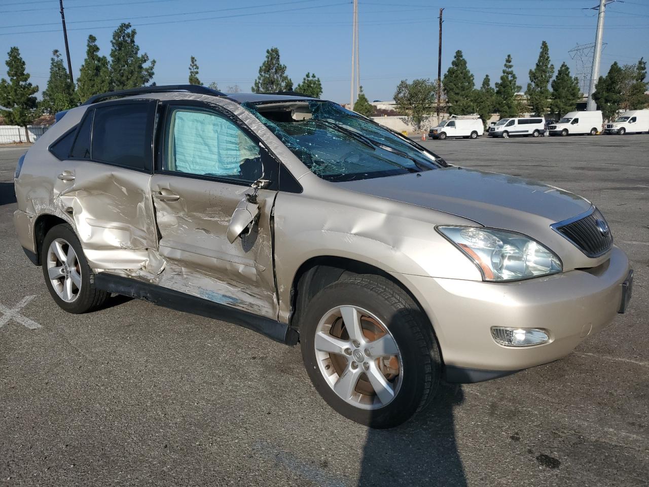 2004 Lexus RX VIN JTJGA31U140032411 Copart auction photo, all over damage thumbnail 4