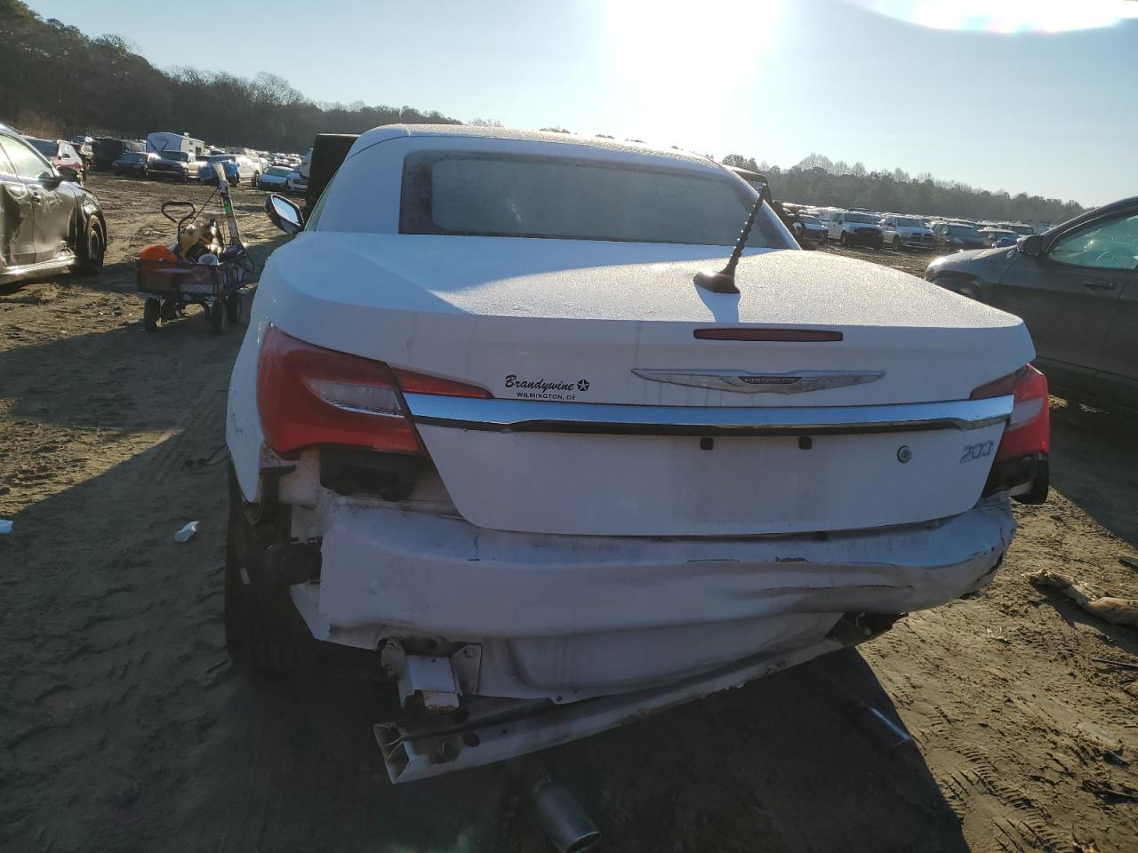 2013 Chrysler 200 VIN 1C3BCBFG7DN546646 Copart auction photo, rear end / minor dent/scratches damage thumbnail 6