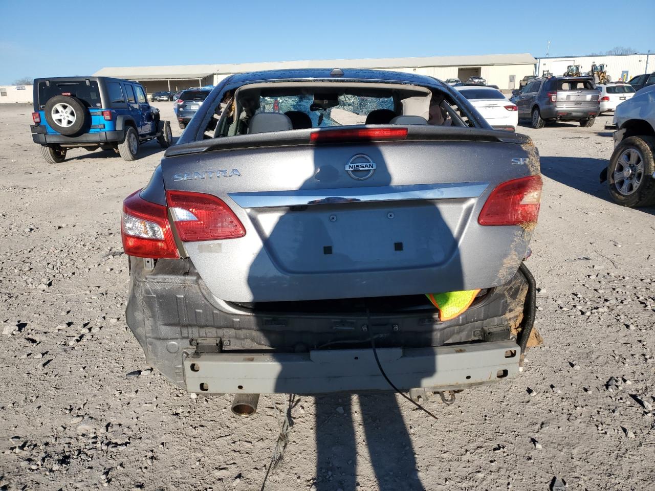 2019 Nissan Sentra VIN 3N1AB7AP3KY351158 Copart auction photo, all over damage thumbnail 6