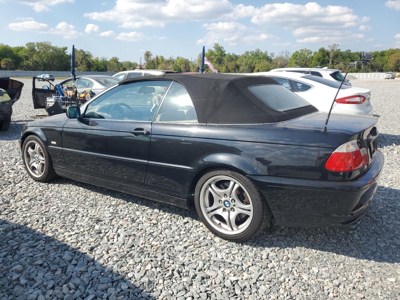 2002 BMW 3er VIN WBABS53412JU93065 Copart auction photo, top/roof damage thumbnail 2