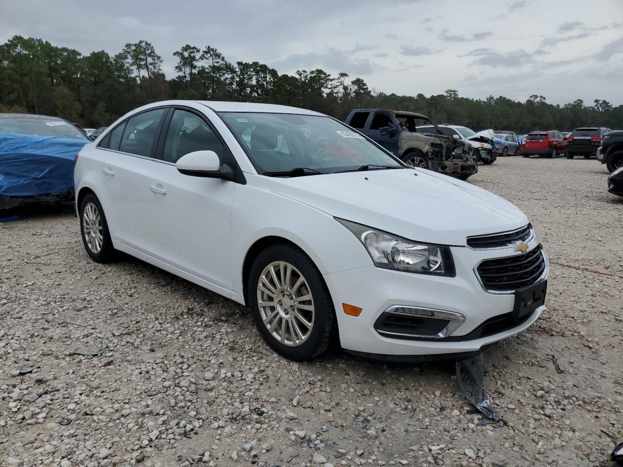 2015 Chevrolet Cruze VIN 1G1PH5SB2F7174891 Copart auction photo, rollover / side damage thumbnail 4