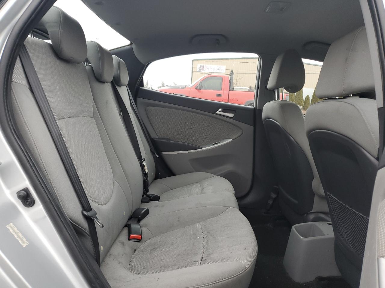 2013 Hyundai Accent VIN KMHCT4AE1DU502015 Copart auction photo, all over damage thumbnail 10