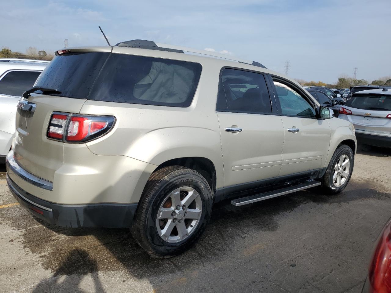 2015 GMC Acadia VIN 1GKKRPKD8FJ101169 Copart auction photo, side damage thumbnail 3