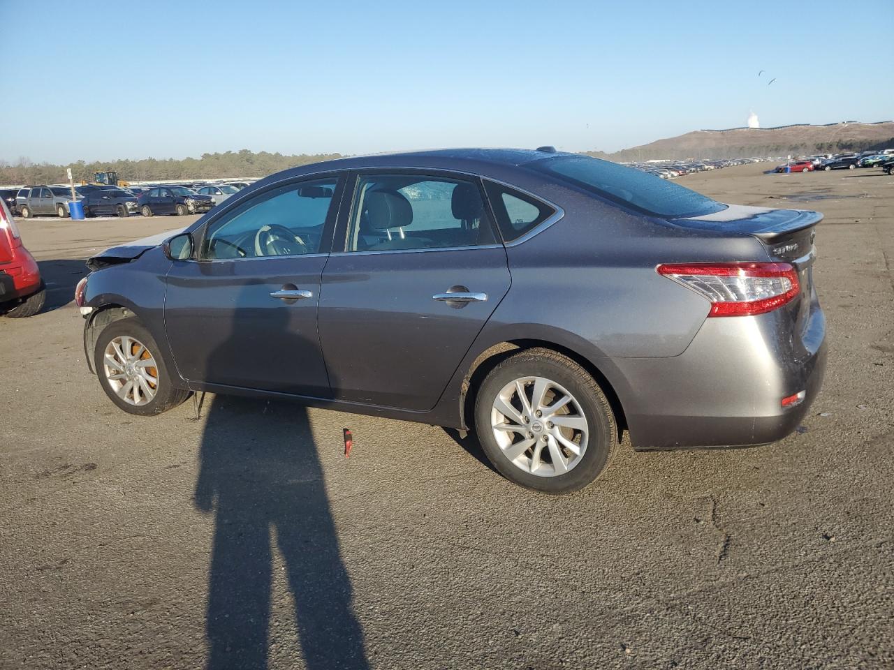 2015 Nissan Sentra VIN 3N1AB7AP6FY345750 Copart auction photo, front end / minor dent/scratches damage thumbnail 2