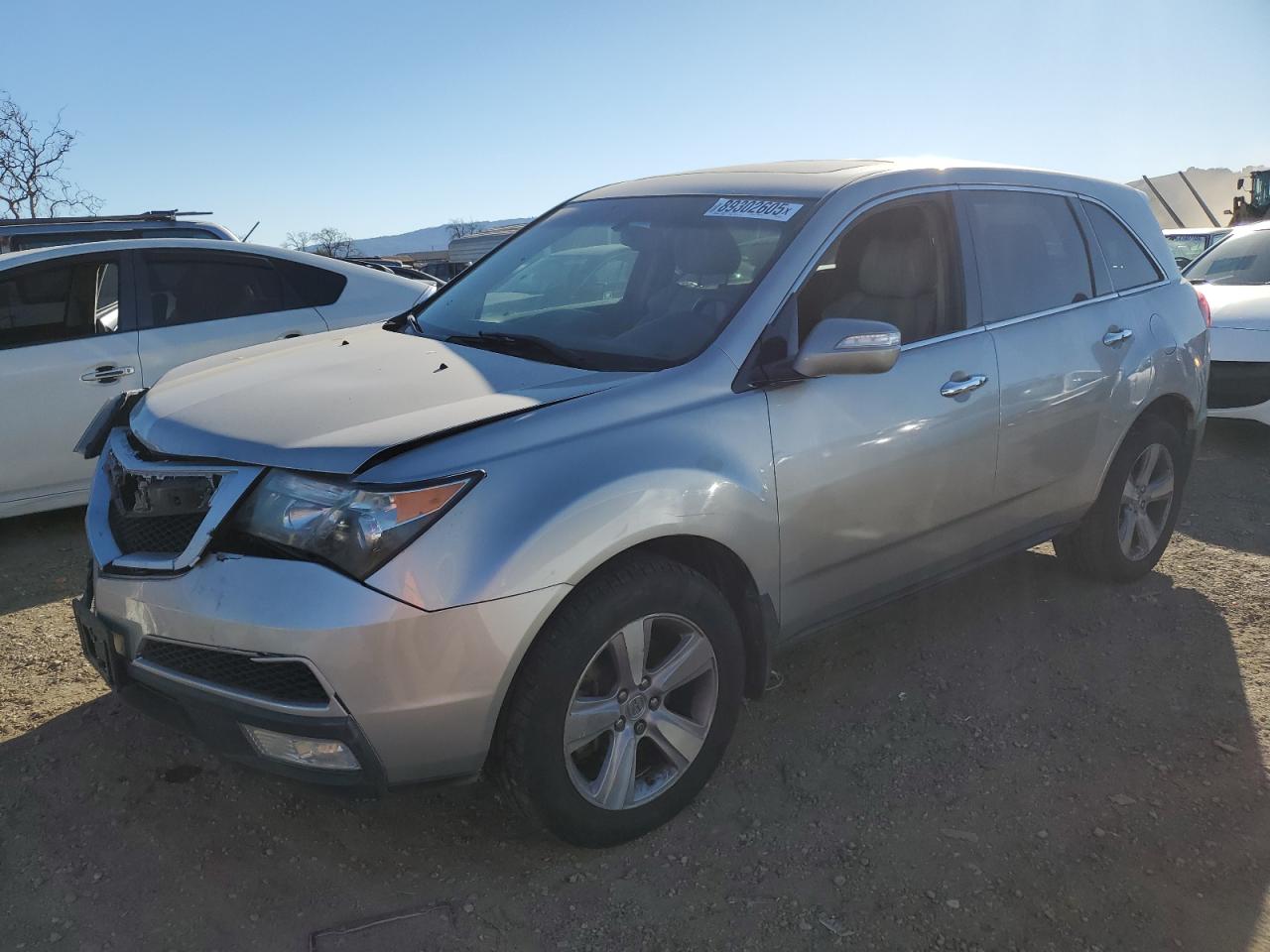 2012 Acura MDX VIN 2HNYD2H37CH517582