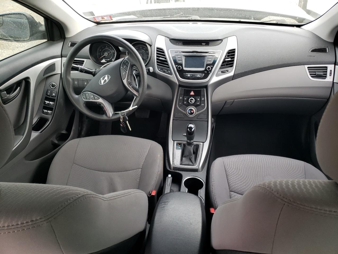 2016 Hyundai Elantra VIN 5NPDH4AE4GH693163 Copart auction photo, front end damage thumbnail 8
