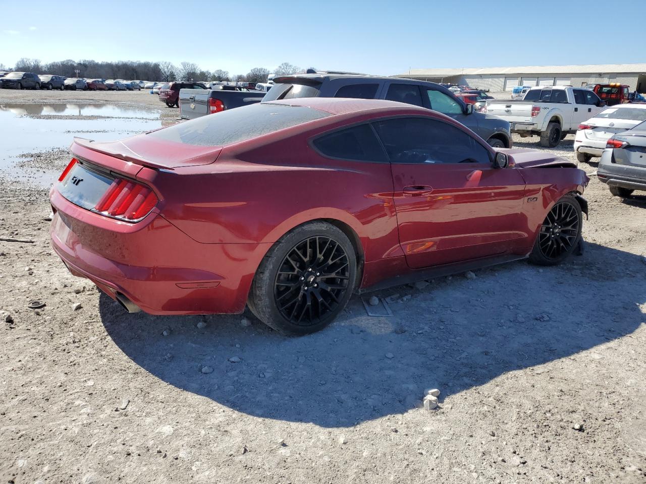 2017 Ford Mustang VIN 1FA6P8CFXH5339549 Copart auction photo, front end damage thumbnail 3