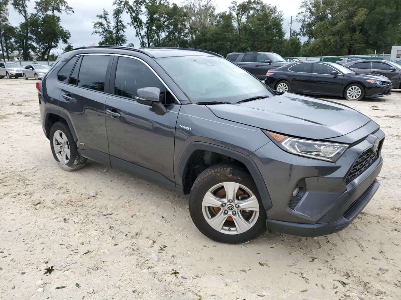 2019 Toyota RAV 4 VIN JTMRWRFV9KD028775 Copart auction photo, side damage thumbnail 4