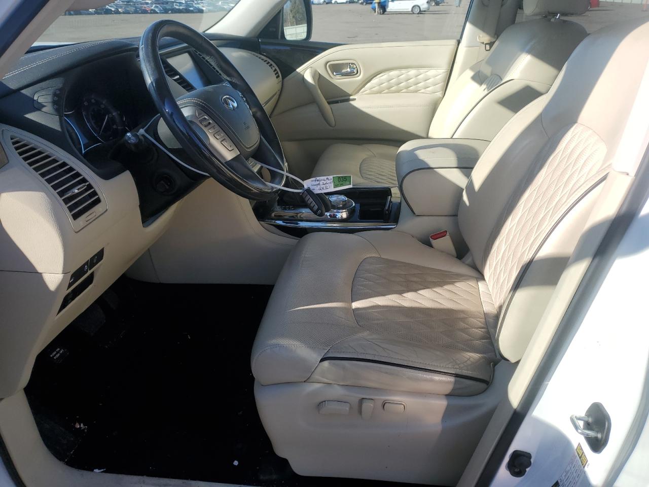 2019 Infiniti QX80 VIN JN8AZ2NE4K9229861 Copart auction photo, front end / minor dent/scratches damage thumbnail 7