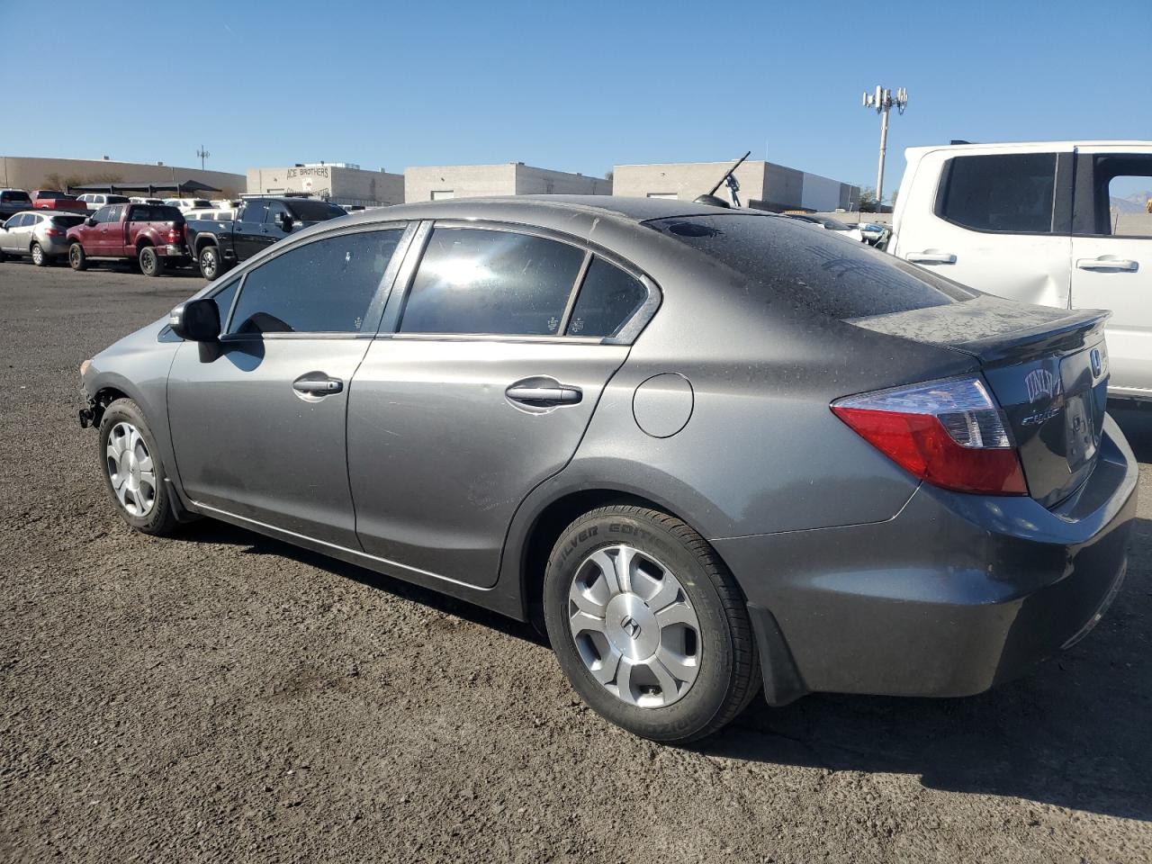 2012 Honda Civic VIN JHMFB4F39CS001099 Copart auction photo, front end damage thumbnail 2