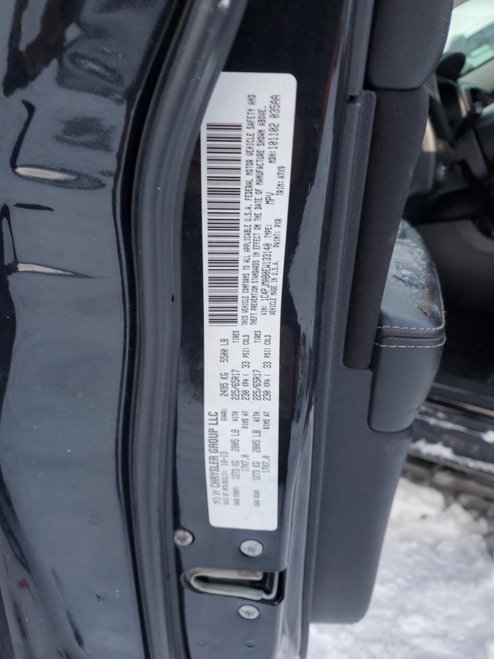 2014 Jeep Grand Cherokee VIN 1C4PJMAB0EW133140 Copart auction photo, front end damage thumbnail 13