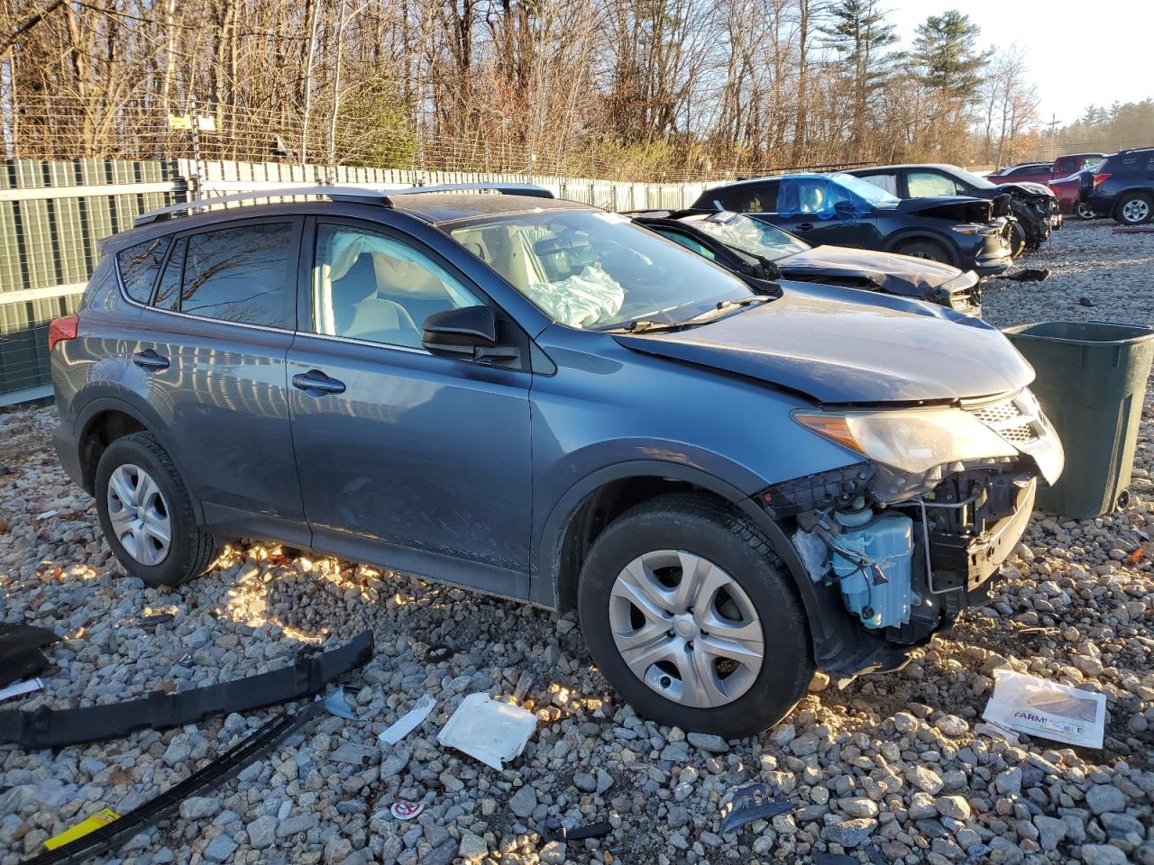 2014 Toyota RAV 4 VIN 2T3BFREV2EW145060 Copart auction photo, front end damage thumbnail 4