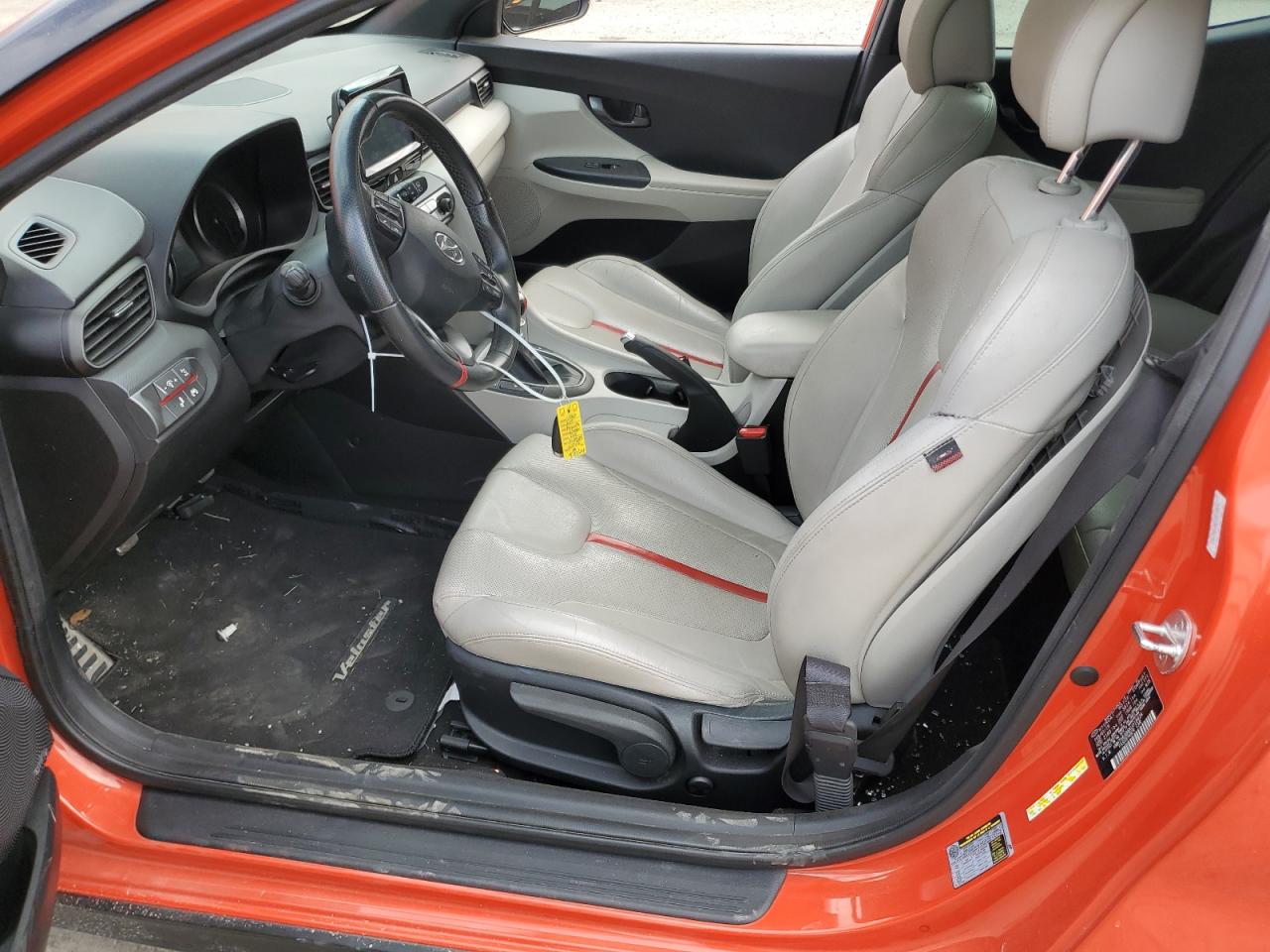 2019 Hyundai Veloster VIN KMHTH6AB6KU018924 Copart auction photo, rear end / minor dent/scratches damage thumbnail 7