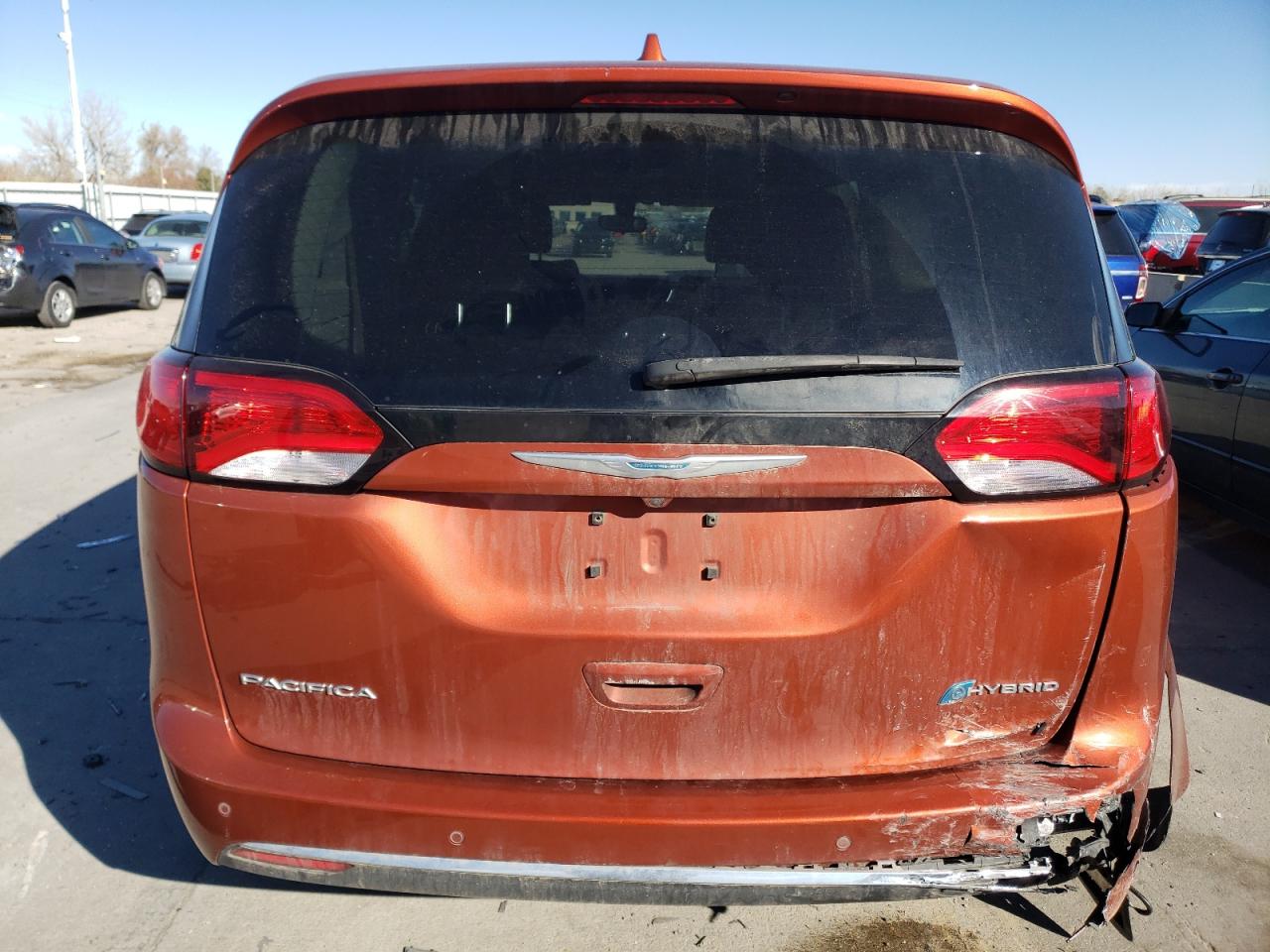 2018 Chrysler Pacifica VIN 2C4RC1L7XJR175697 Copart auction photo, rear end / hail damage thumbnail 6