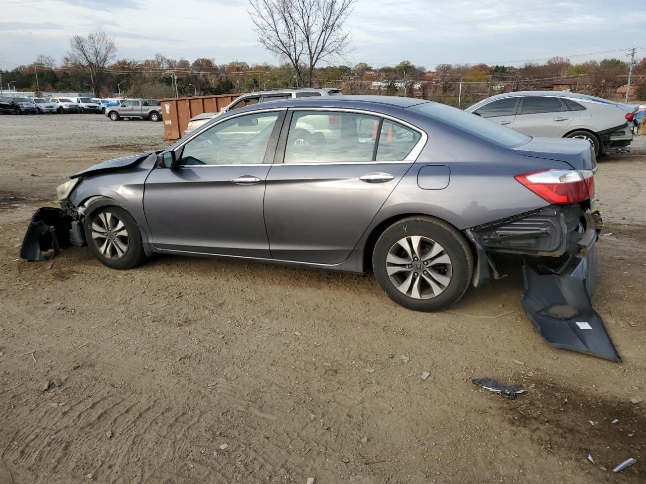 2014 Honda Accord VIN 1HGCR2F34EA134593 Copart auction photo, front end / rear end damage thumbnail 2