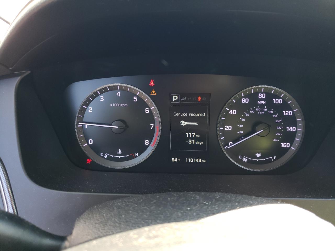 2015 Hyundai Sonata VIN 5NPE34AF9FH197303 Copart auction photo, front end damage thumbnail 9