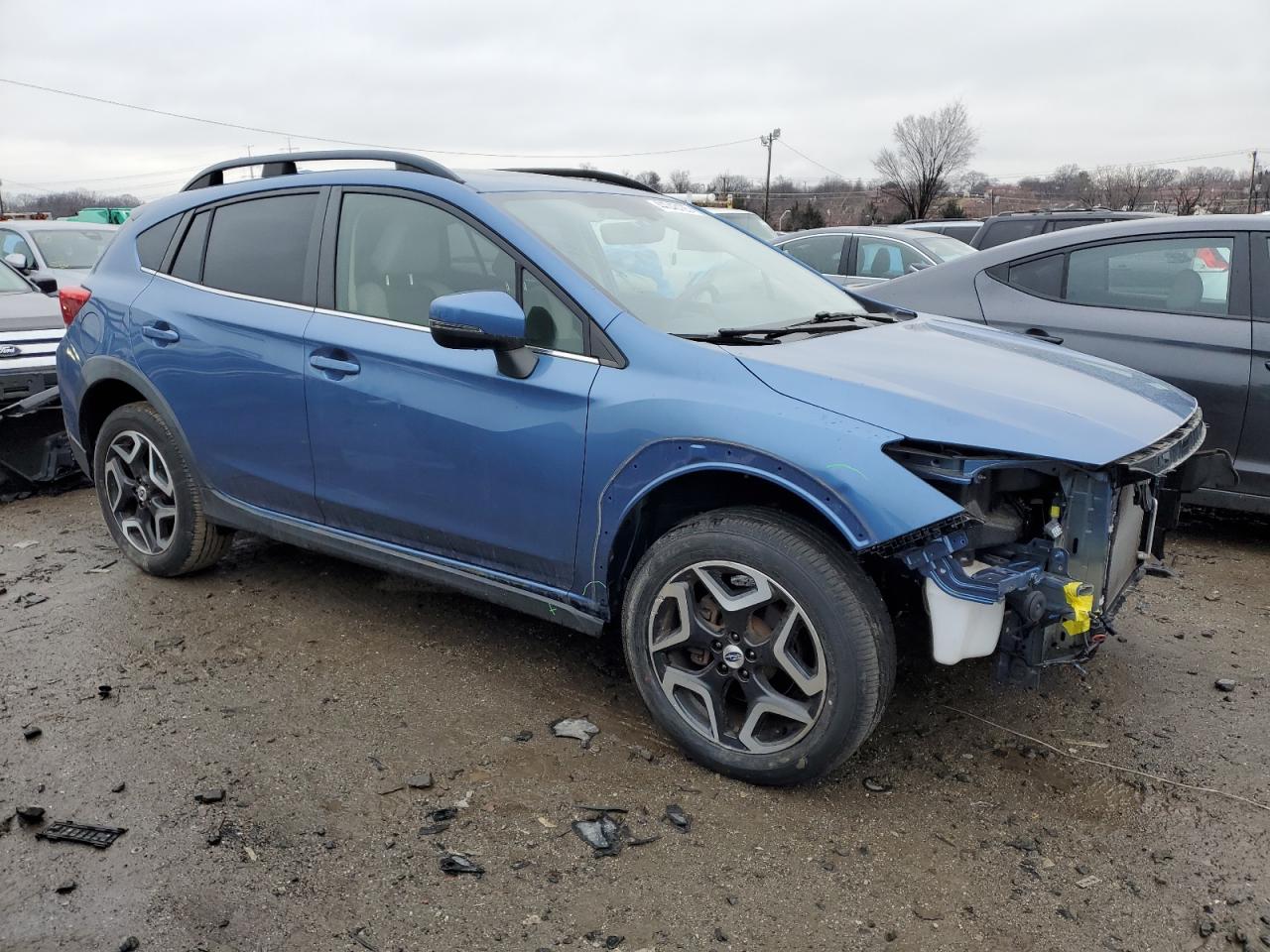 2018 Subaru XV VIN JF2GTAMC3JH227803 Copart auction photo, front end / side damage thumbnail 4
