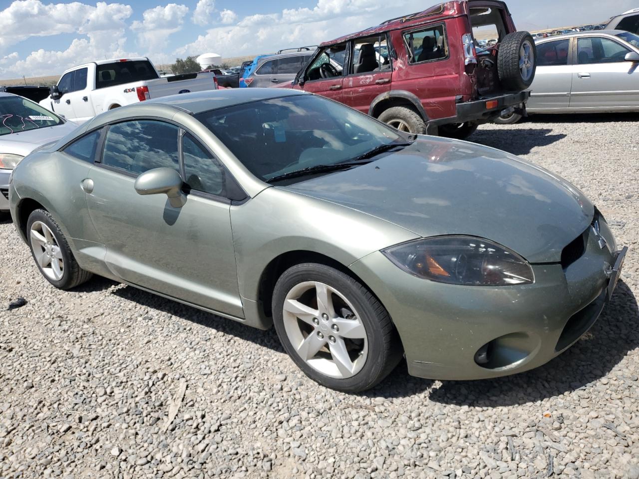 2008 Mitsubishi Eclipse VIN 4A3AK24FX8E037450 Copart auction photo, rear end damage thumbnail 4