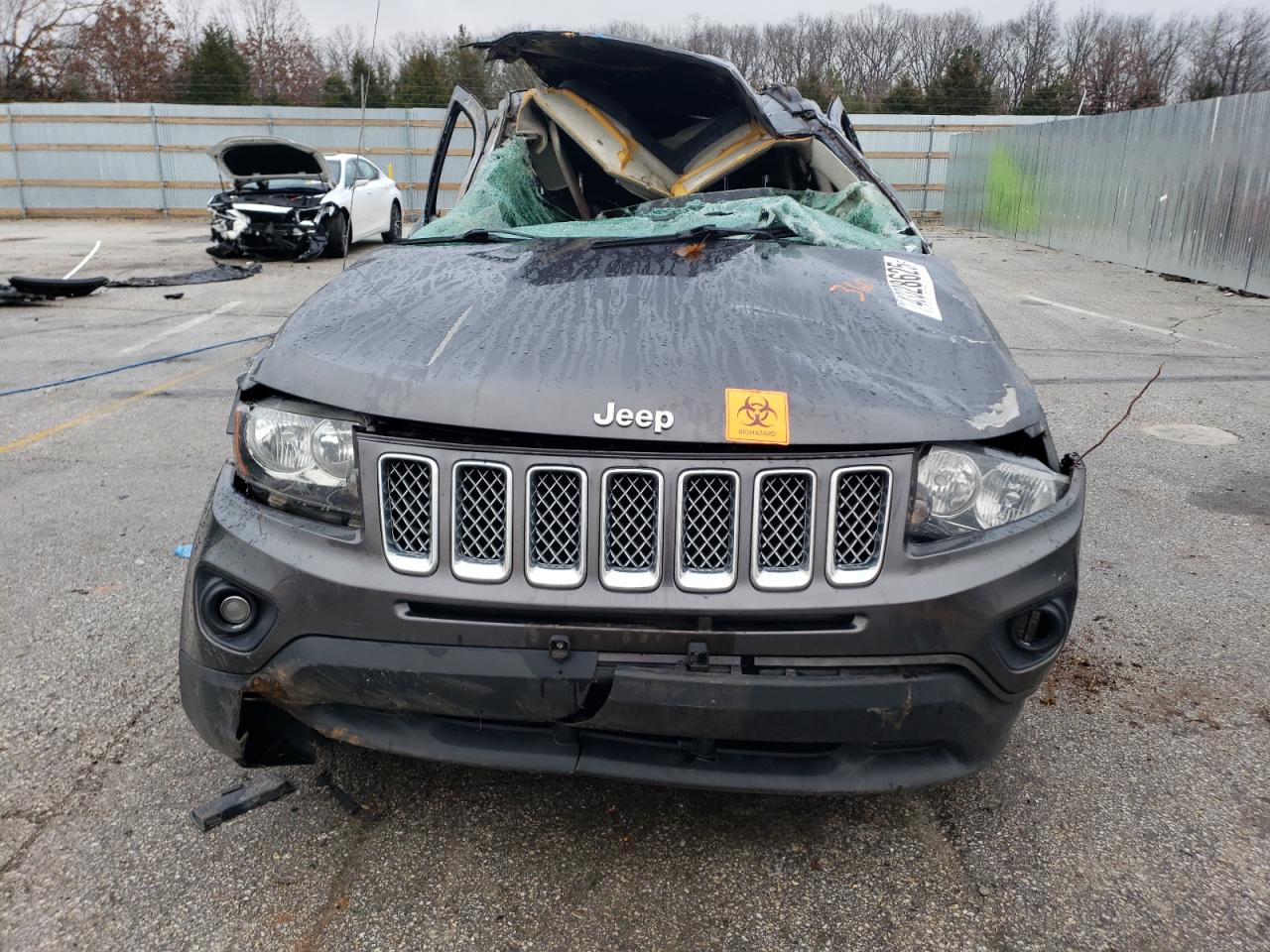 2016 Jeep Compass VIN 1C4NJDEB6GD733337 Copart auction photo, rollover damage thumbnail 5