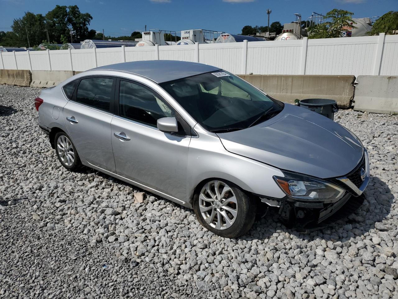 2019 Nissan Sentra VIN 3N1AB7AP2KY376407 Copart auction photo, front end / rear end damage thumbnail 4