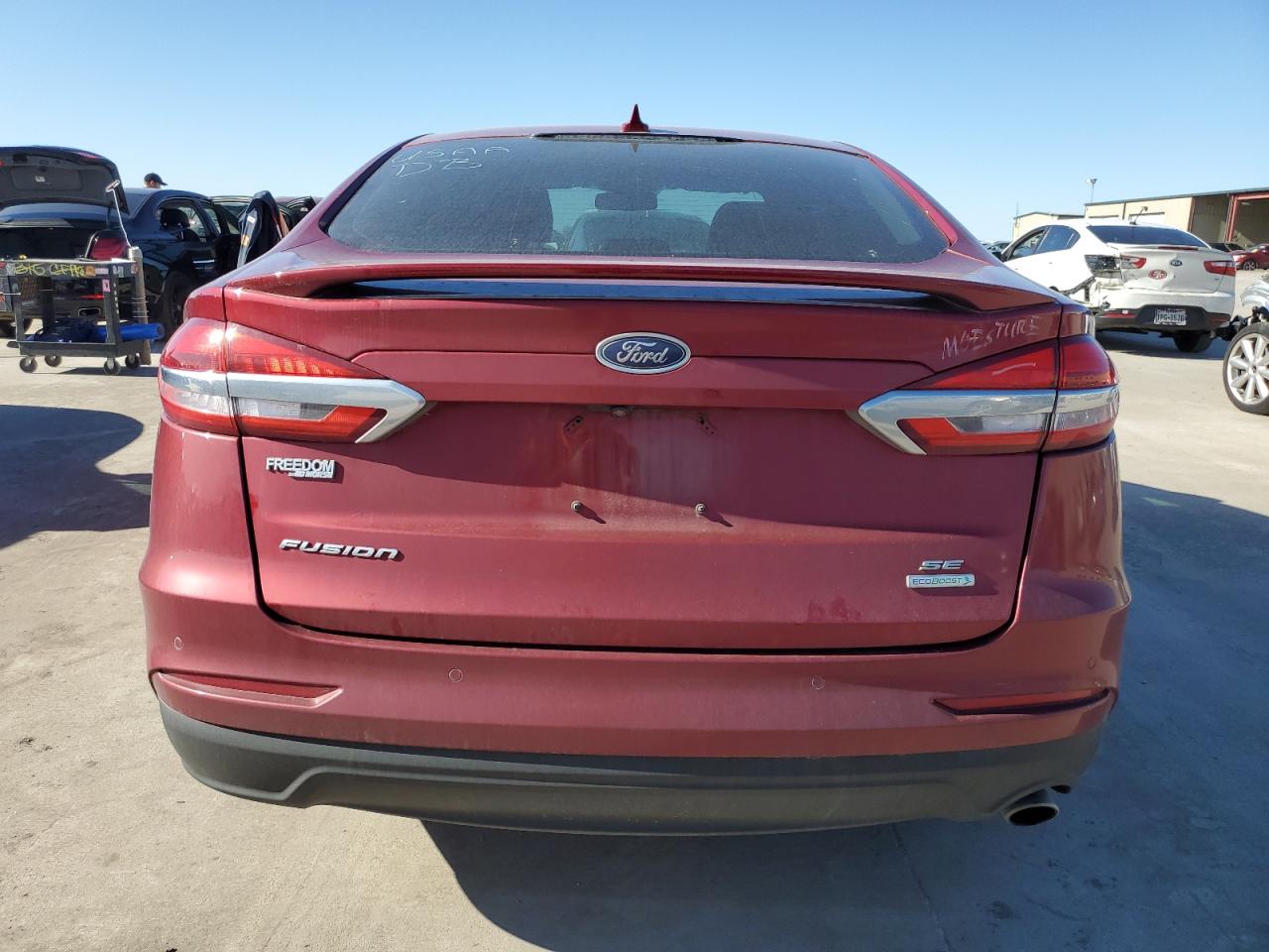 2019 Ford Fusion VIN 3FA6P0HD5KR275210 Copart auction photo, front end damage thumbnail 6
