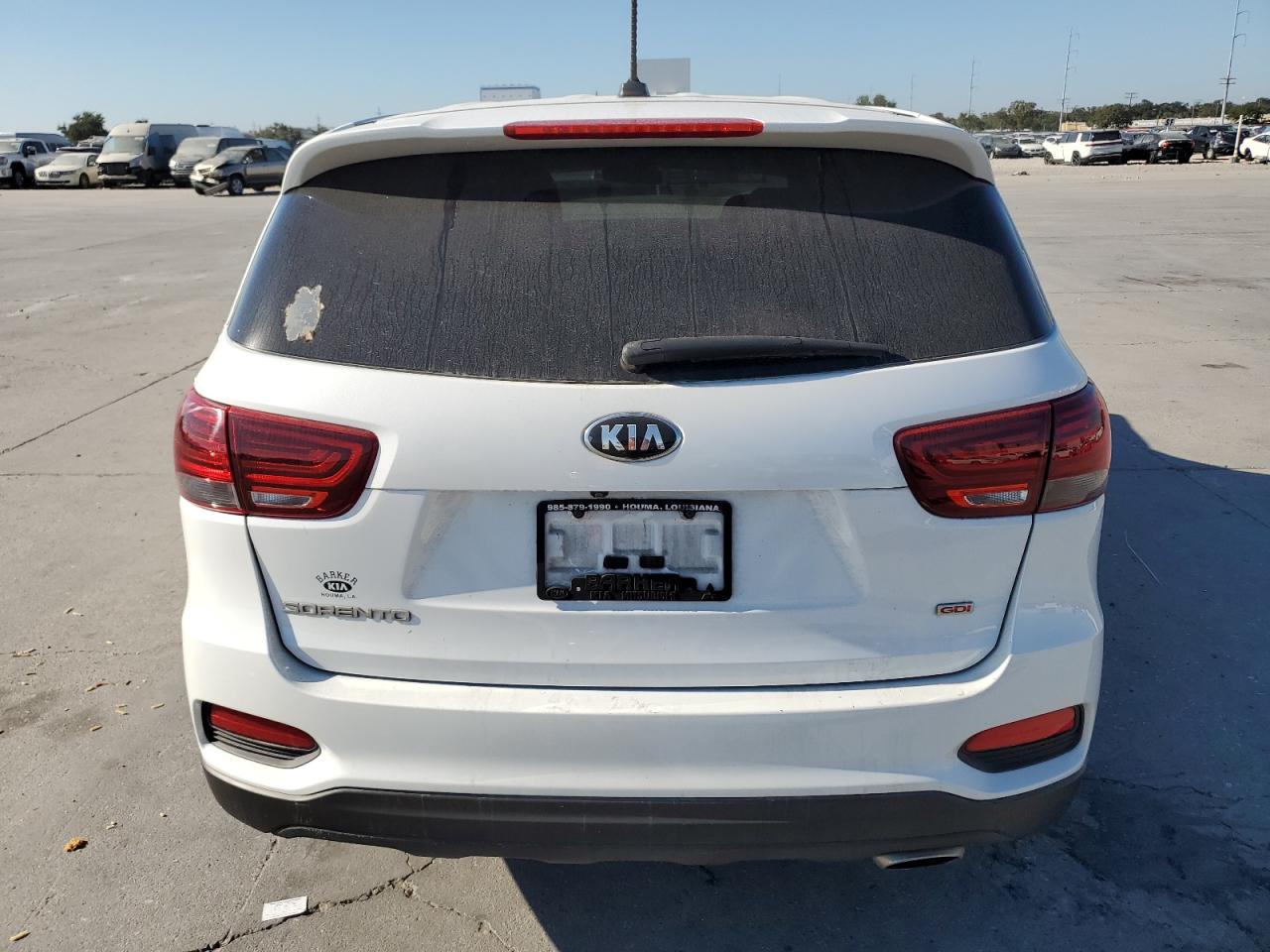 2020 KIA Sorento VIN 5XYPG4A3XLG657140 Copart auction photo, front end damage thumbnail 6