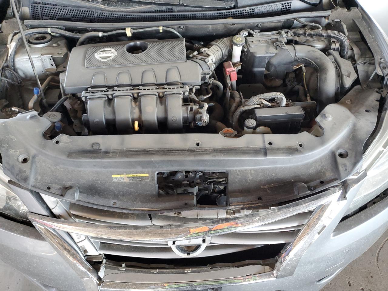 2014 Nissan Sentra VIN 3N1AB7AP3EY247340 Copart auction photo, rear end / front end damage thumbnail 11