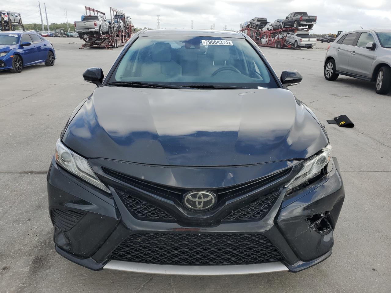 2019 Toyota Camry VIN 4T1B61HK8KU846628 Copart auction photo, rear end / front end damage thumbnail 5