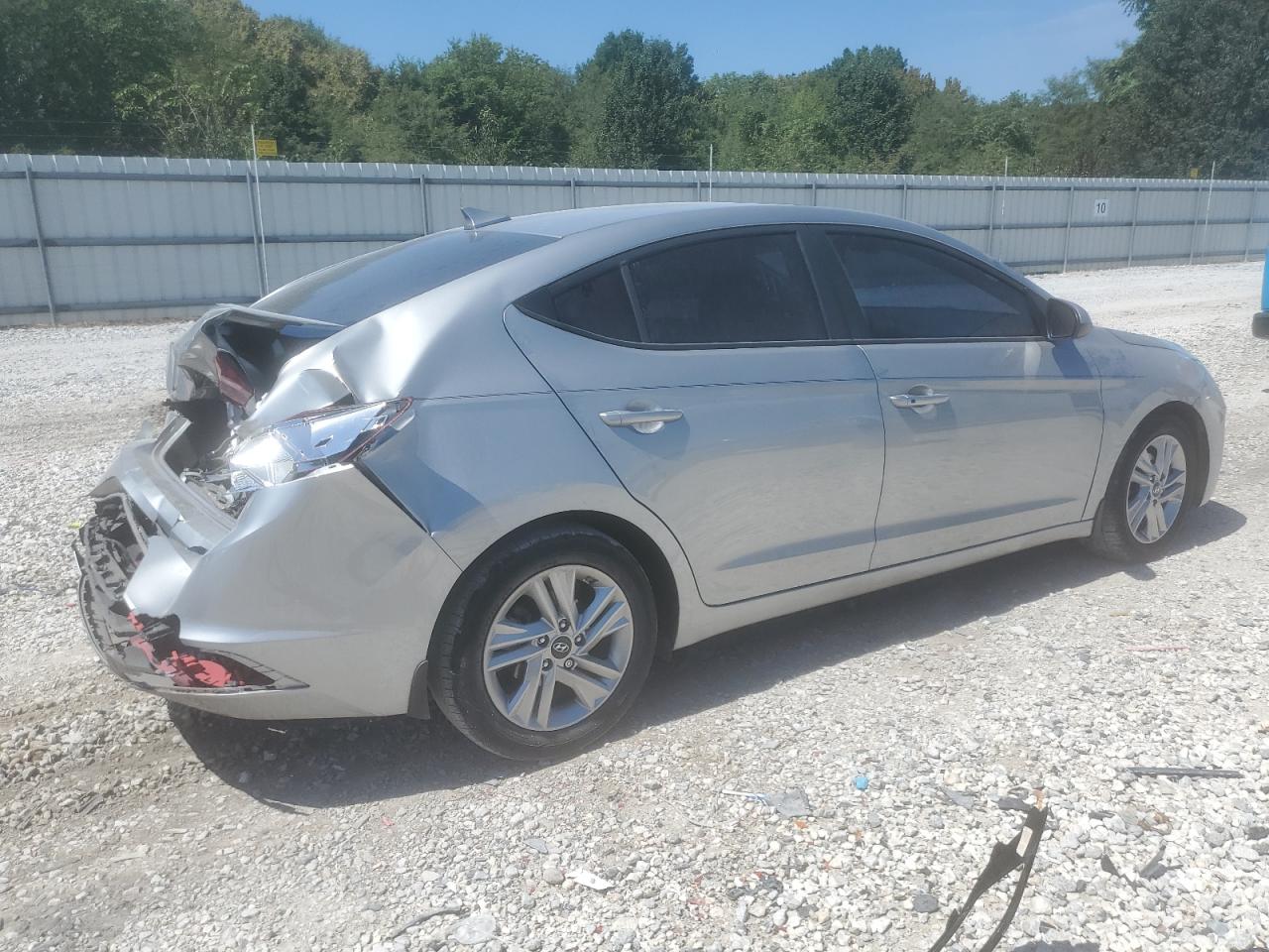 2020 Hyundai Elantra VIN 5NPD84LF7LH605674 Copart auction photo, rear end / mechanical damage thumbnail 3