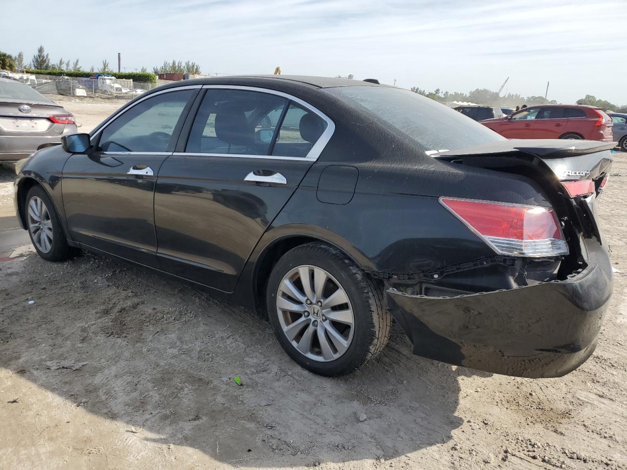 2011 Honda Accord VIN 1HGCP3F80BA012249 Copart auction photo, rear end / frame damage damage thumbnail 2