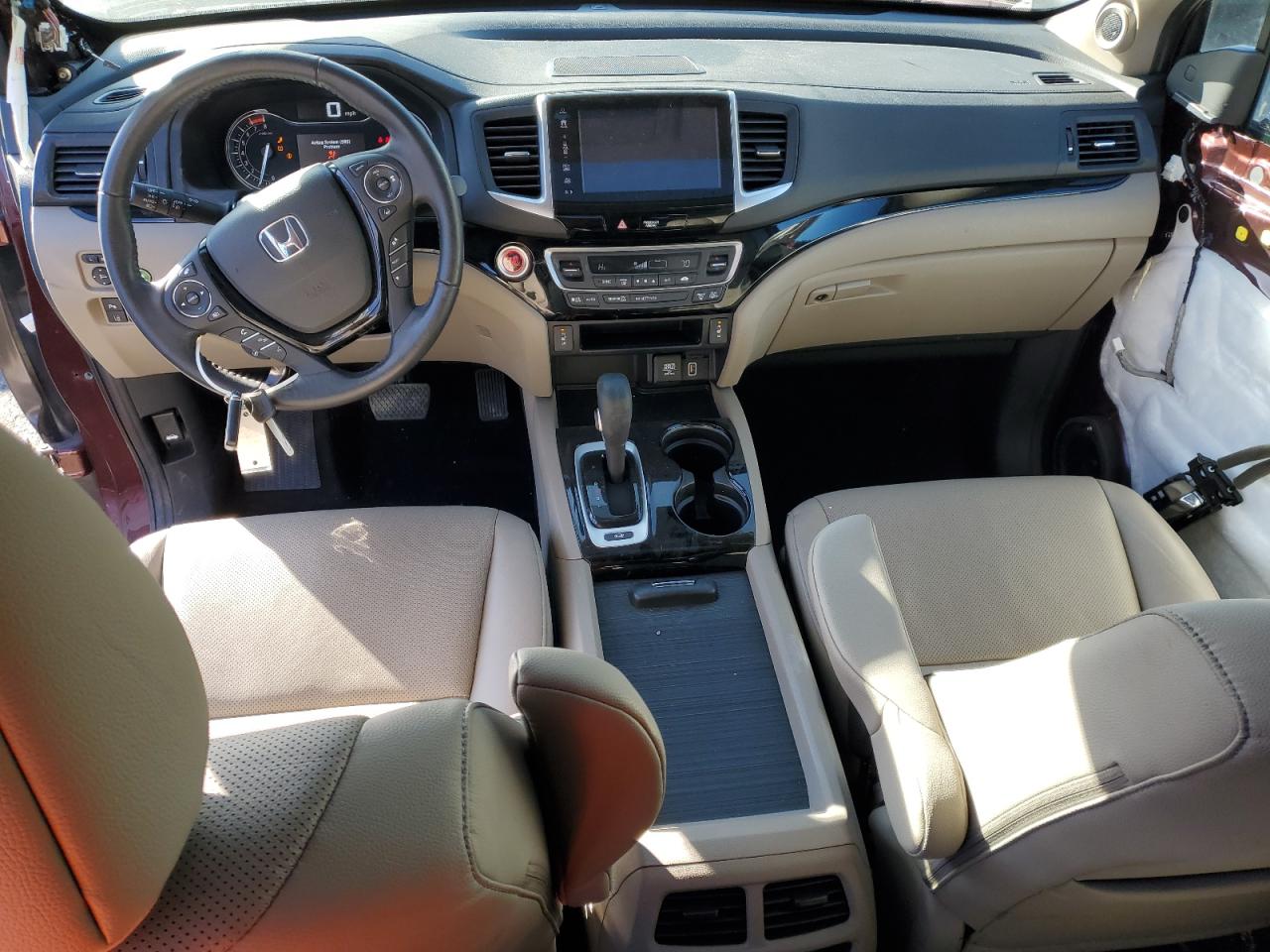 2019 Honda Ridgeline VIN 5FPYK3F76KB016993 Copart auction photo, side / all over damage thumbnail 8