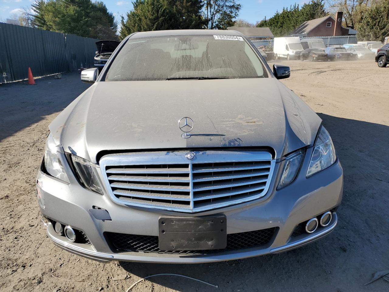 2011 Mercedes-Benz E-klasse VIN WDDHF8HB6BA485608 Copart auction photo, undercarriage / front end damage thumbnail 5