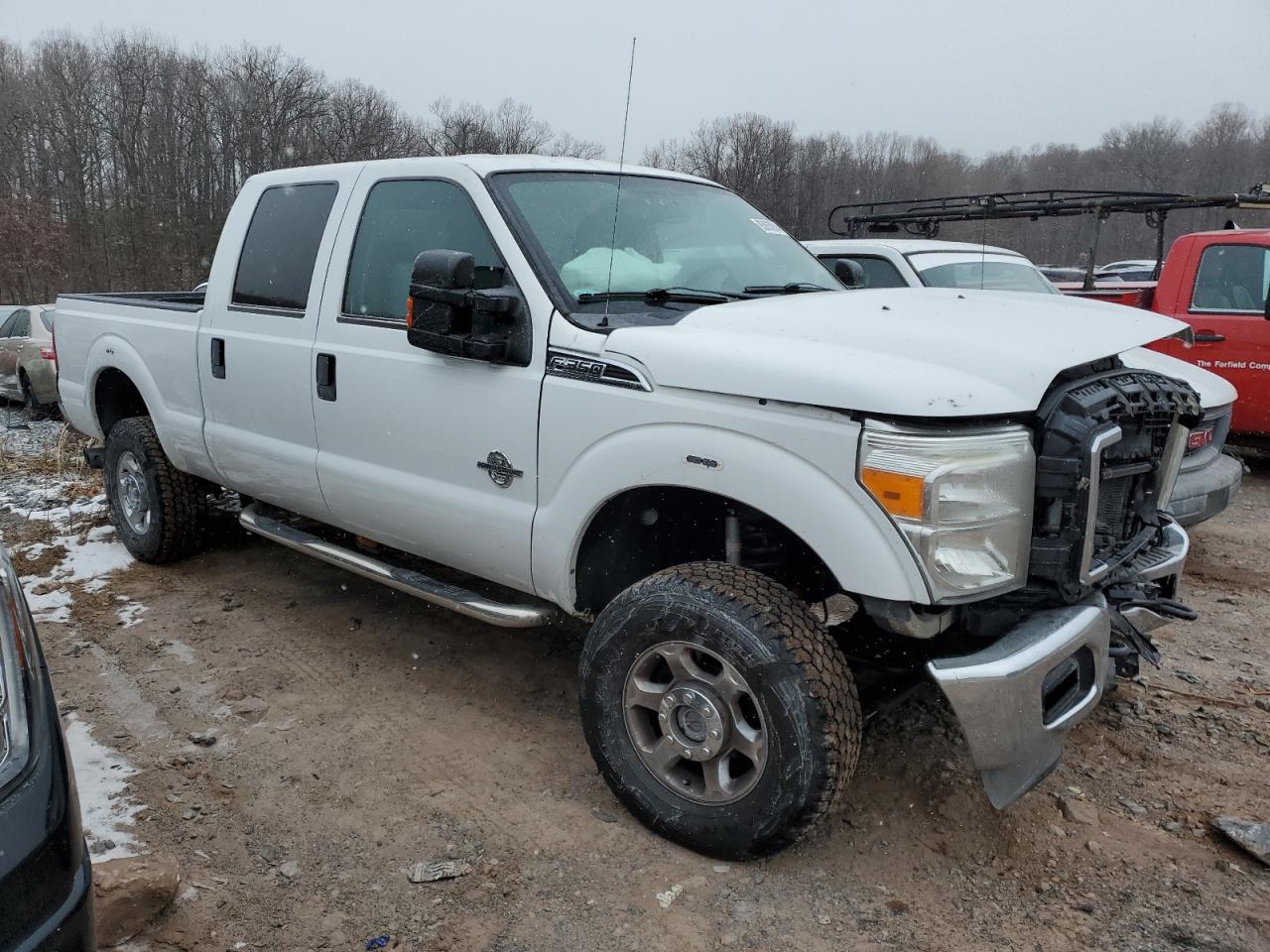 2013 Ford F350 VIN 1FT8W3BT6DEA99295 Copart auction photo, front end damage thumbnail 4