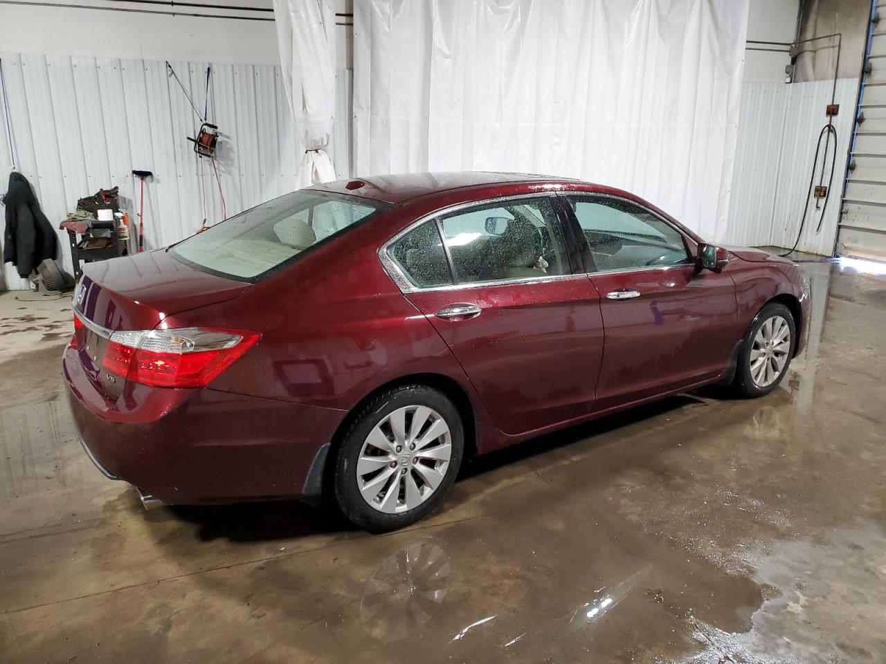 2014 Honda Accord VIN 1HGCR3F86EA032729 Copart auction photo, front end damage thumbnail 3
