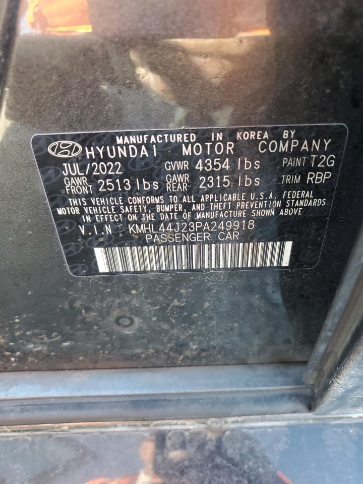 2023 Hyundai Sonata VIN KMHL44J23PA249918 Copart auction photo, front end / side damage thumbnail 13