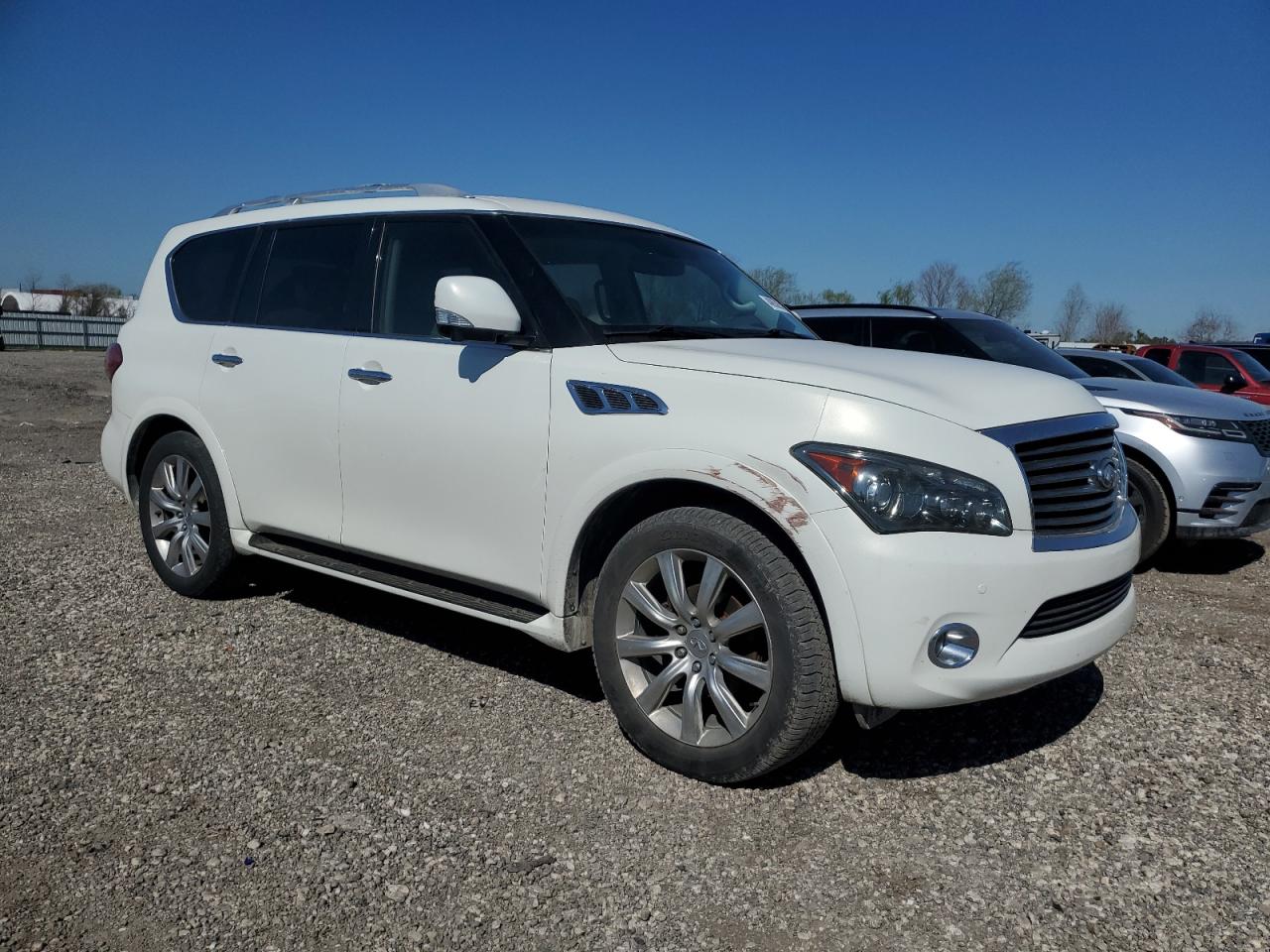 2011 Infiniti QX56 VIN JN8AZ2NF9B9503581 Copart auction photo, minor dent/scratches damage thumbnail 4