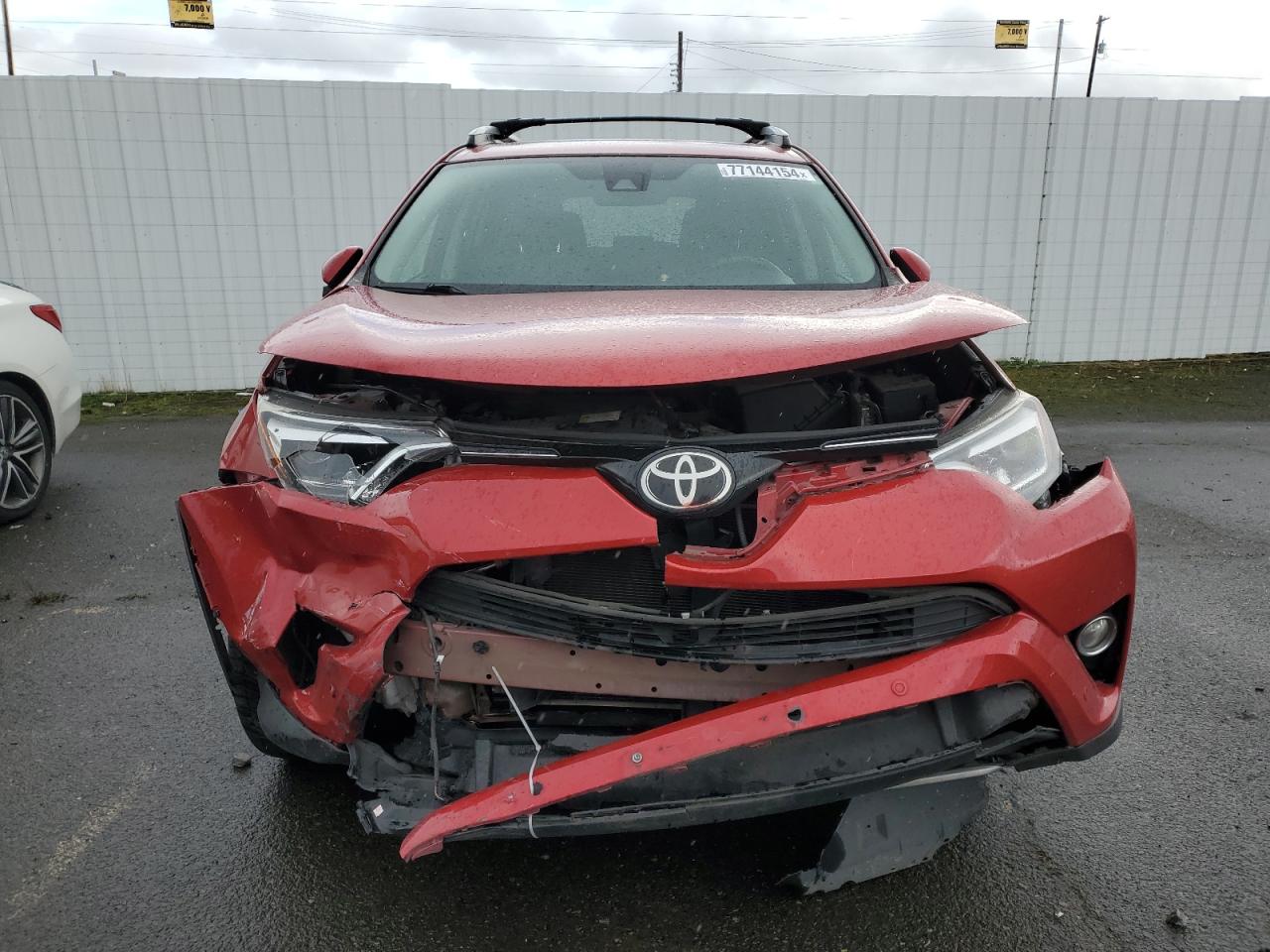 2017 Toyota RAV 4 VIN 2T3DFREV6HW651360 Copart auction photo, front end / side damage thumbnail 5