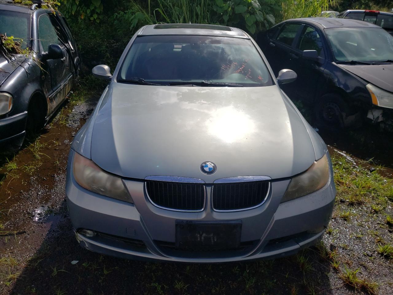 2007 BMW 3er VIN WBAVA33547PG52102 Copart auction photo, water/flood damage thumbnail 5