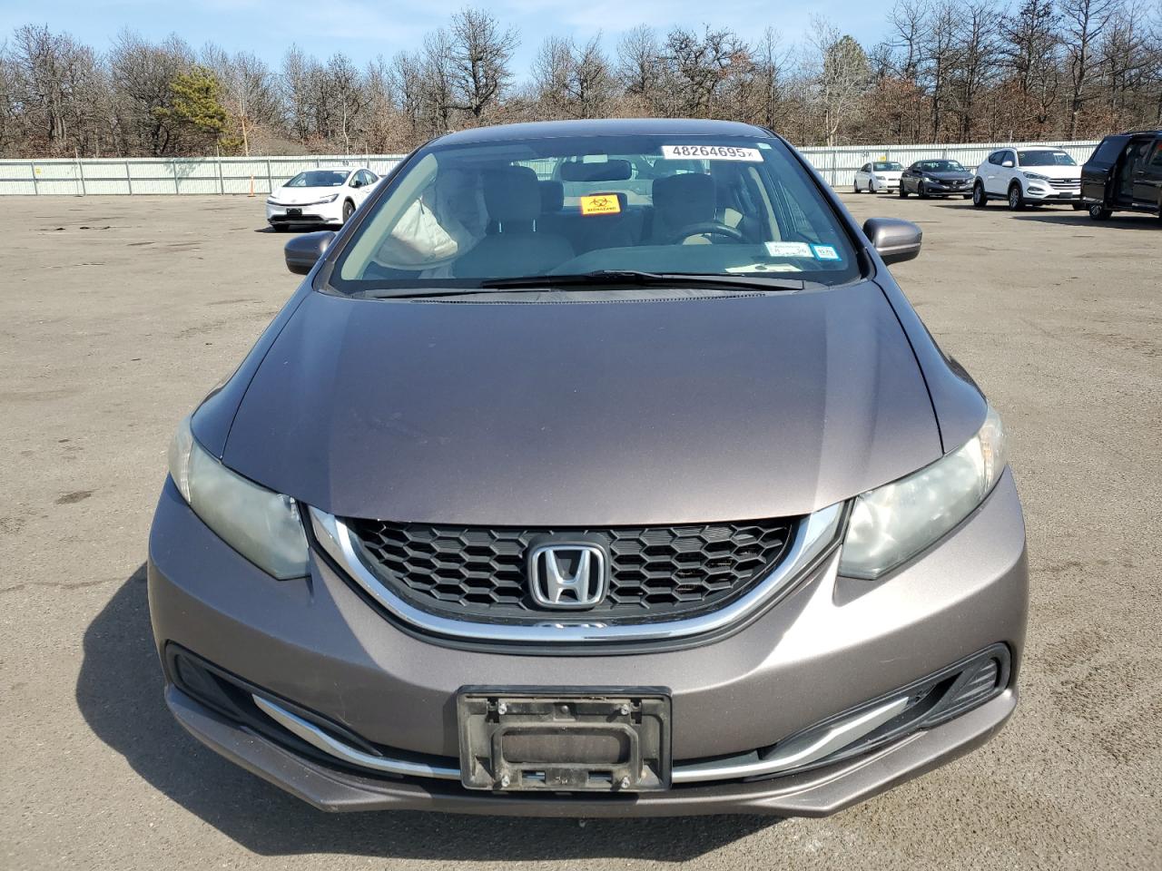 2014 Honda Civic VIN 19XFB2F50EE258598 Copart auction photo, rear end / side damage thumbnail 5