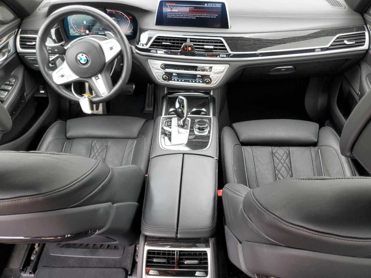 2021 BMW 7er VIN WBA7U2C07MCE92993 Copart auction photo, rear end damage thumbnail 8